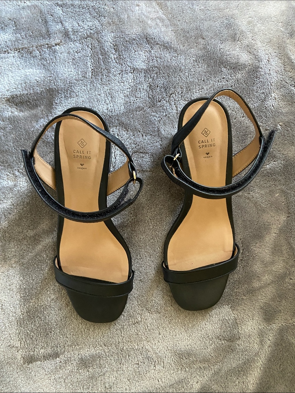 Call It Spring Black Block Heel